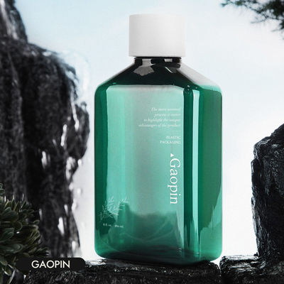 Gel transparent de luxe de douche d'ANIMAL FAMILIER de bouteille de shampooing et de conditionneur empaquetant le conteneur de toner de l'ACP 400ml