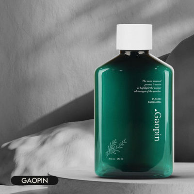 Gel transparent de luxe de douche d'ANIMAL FAMILIER de bouteille de shampooing et de conditionneur empaquetant le conteneur de toner de l'ACP 400ml