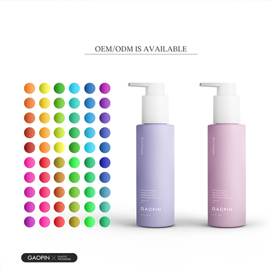 La bouteille en plastique de lotion de GV avec le distributeur 120ml de pompe s'est givrée