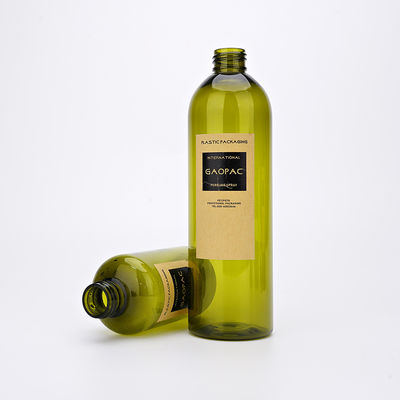 Pot en plastique cosmétique 50g 100ml 120ml 150ml 200ml de crème de bouteilles de vert de PETG