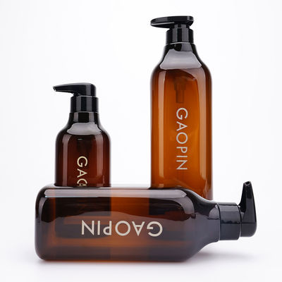 Bouteilles vides 300ml 600ml 1000ml de shampooing et de conditionneur de la place 500ml ambre