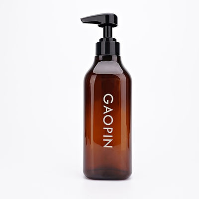 Bouteilles vides 300ml 600ml 1000ml de shampooing et de conditionneur de la place 500ml ambre