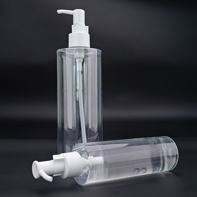 Le plastique vide transparent d'huile de cheveux met des certifications en bouteille de 200ml 400ml QS