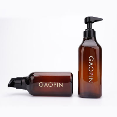 cachetage de compte-gouttes d'emballage d'Amber Plastic Shampoo Bottles And de l'ANIMAL FAMILIER 500ml