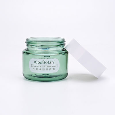 Pots vides en plastique cosmétiques de crème de visage des bouteilles 50ml 100ml de serrure de rotation