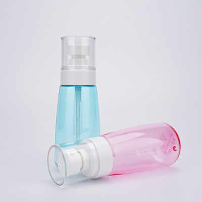 bouteilles en plastique cosmétiques de jet de 80ml 100ml pour hydrater de toner de visage