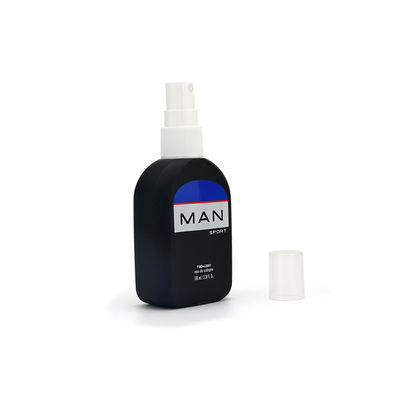 Le HDPE vide Matte Black Plastic Cosmetic Spray met l'impression en bouteille d'écran