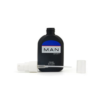 Le HDPE vide Matte Black Plastic Cosmetic Spray met l'impression en bouteille d'écran