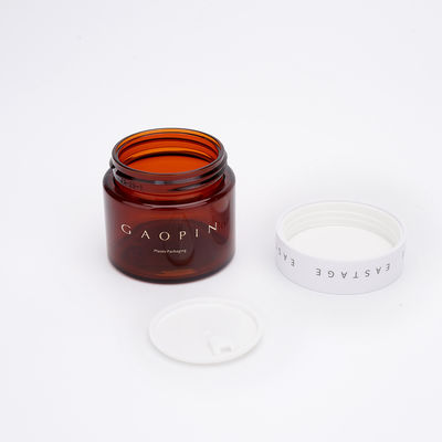 Bouteille de lotion de toner d'ANIMAL FAMILIER de GV Amber Cosmetic Plastic Bottles 100ml 80ml avec la pompe