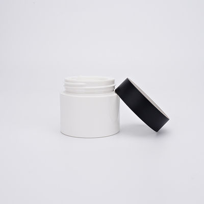 Pots cosmétiques en plastique ronds