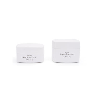 Conteneur carré en plastique de bouteilles de lotion 30g 50g pour l'emballage de crème de soin de corps