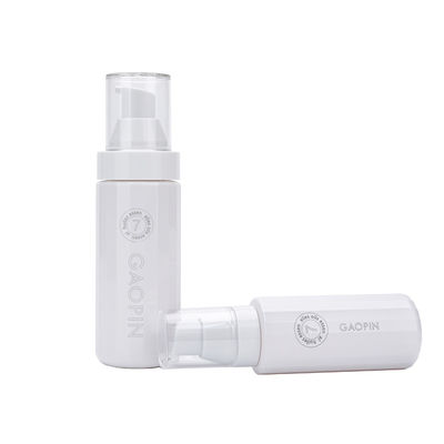 Soins de la peau en plastique blancs de bouteille de lotion de PETG empaquetant les pots cosmétiques de 15g 20g