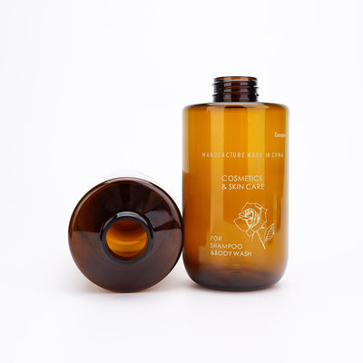 Amber Plastic Shampoo And Conditioner met 300ml en bouteille 400ml 500ml 600ml