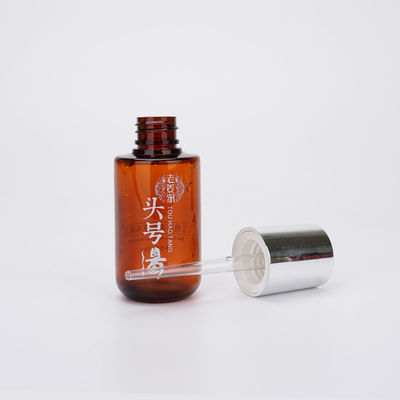 impression essentielle d'écran de soins de la peau de solvant de maquillage de bouteille de la pompe à huile 50ml