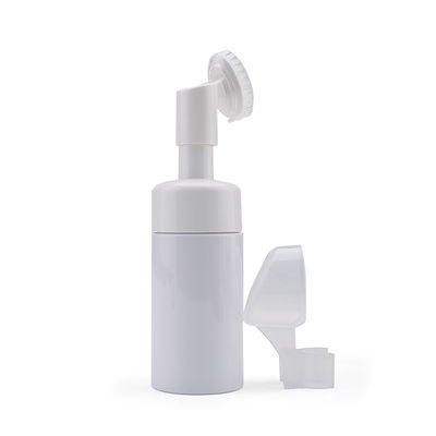 Bouteille adaptée aux besoins du client de pompe de mousse de l'ANIMAL FAMILIER 100ml avec la brosse de silicone