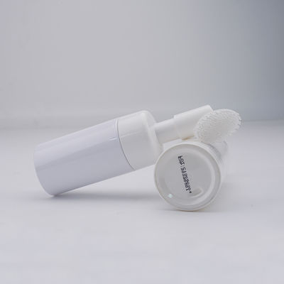 Bouteille adaptée aux besoins du client de pompe de mousse de l'ANIMAL FAMILIER 100ml avec la brosse de silicone