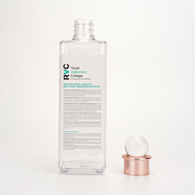 Bouteilles en plastique adaptées aux besoins du client de l'ANIMAL FAMILIER 500ml vide avec des couvercles à visser