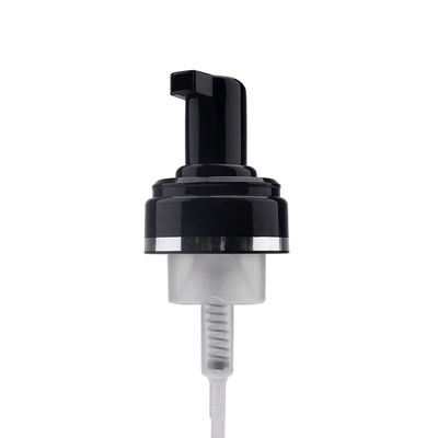 La pompe de mousse en plastique de GV 150ml mettent la bouteille en bouteille faciale semi transparente de détergent de mousse avec le chapeau