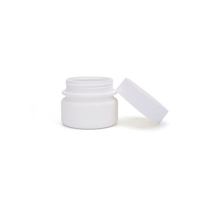 Pot blanc d'ANIMAL FAMILIER du rond 30ml, certifications vides des bouteilles QS de soins de la peau