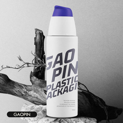 La pompe 4.05OZ en plastique vide de luxe met la largeur en bouteille de 42.53mm