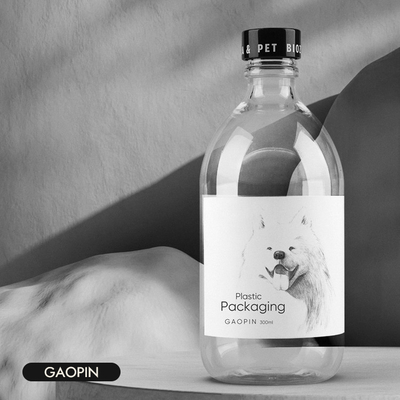 largeur vide en plastique du conditionneur 66.46mm de médecine de bouteille du collutoire 300ml