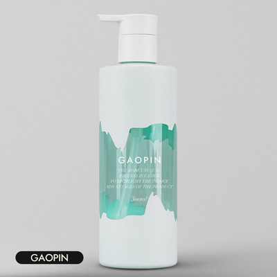 Bouteilles en plastique de shampooing de Matte Finish 200ml avec le chef Logo Custom de pompe