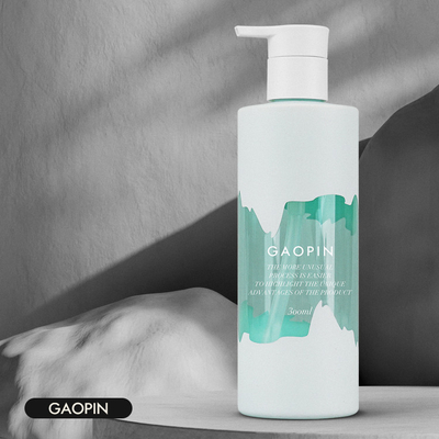 Bouteilles en plastique de shampooing de Matte Finish 200ml avec le chef Logo Custom de pompe