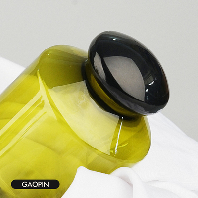 bouteille en plastique d'animal familier du vert 150ml pour la certification vide du collutoire QS