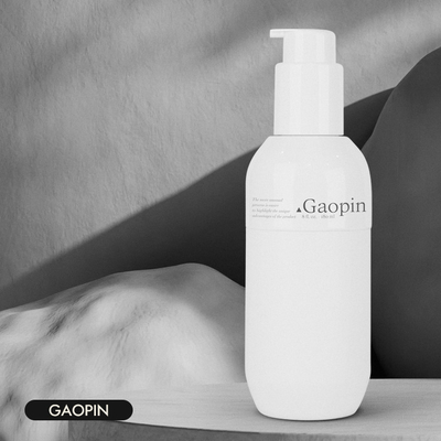 le shampooing 6.087oz en plastique met l'estampillage en bouteille chaud de douille en aluminium