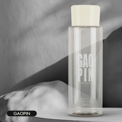 Bouteille en plastique de pompe de lotion de GV 450ml pour l'emballage cosmétique de conditionneur de shampooing